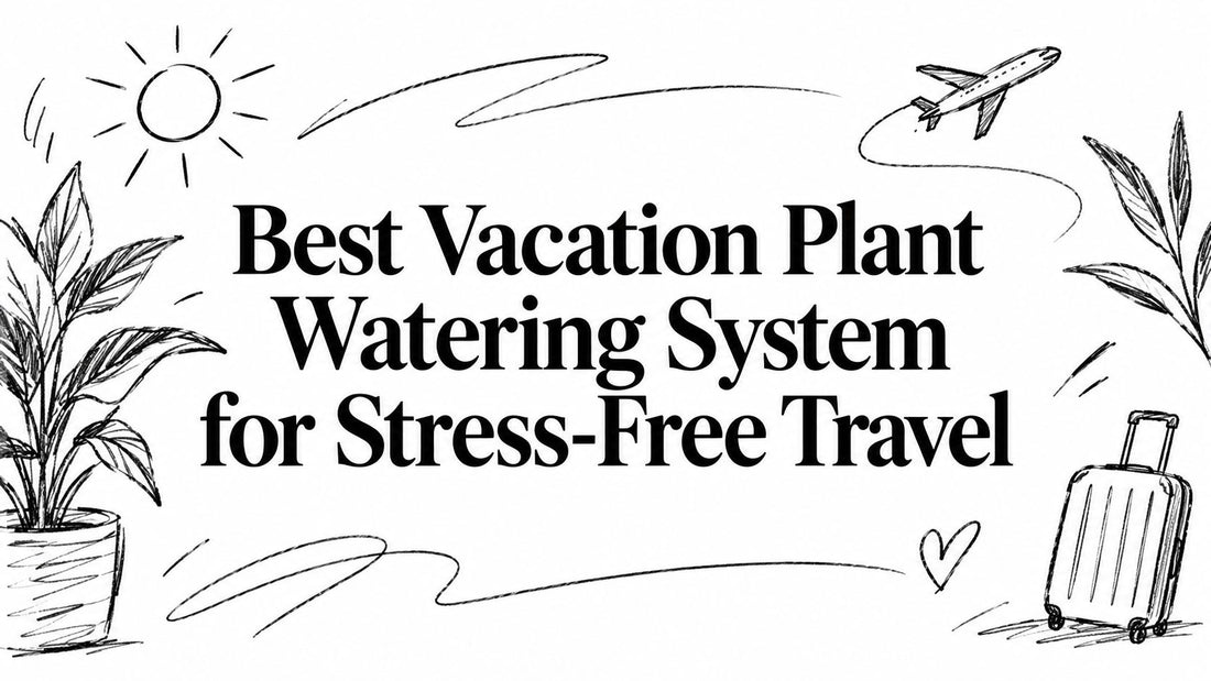 Best Vacation Plant Watering System for Stress-Free Travel