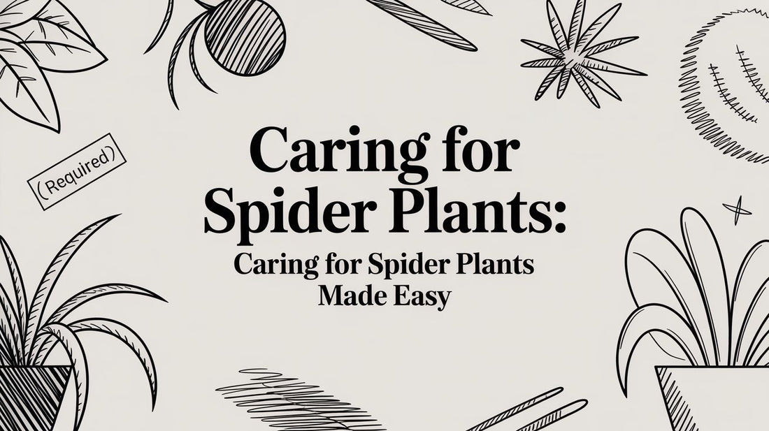 Caring for Spider Plants: A Beginner's Guide to Happy, Healthy Growth