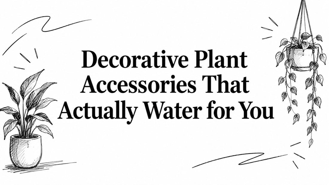 Decorative Plant Accessories That Actually Water for You