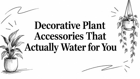 Decorative Plant Accessories That Actually Water for You