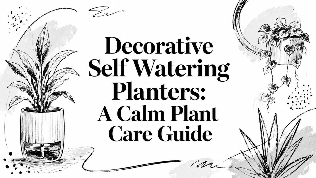 Decorative Self Watering Planters: A Calm Plant Care Guide
