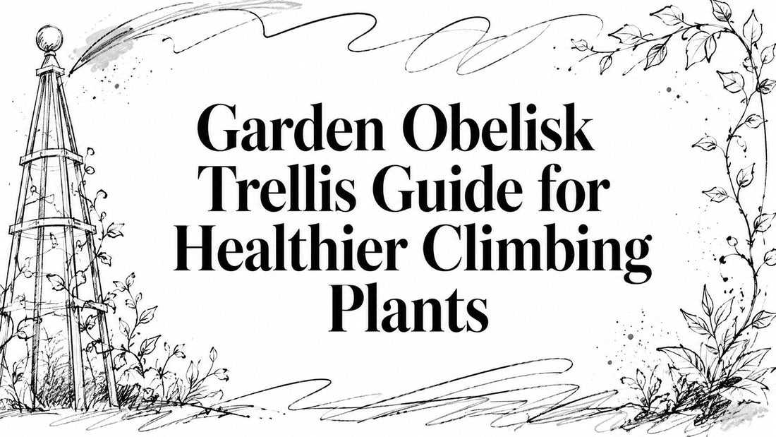 Garden Obelisk Trellis Guide for Healthier Climbing Plants