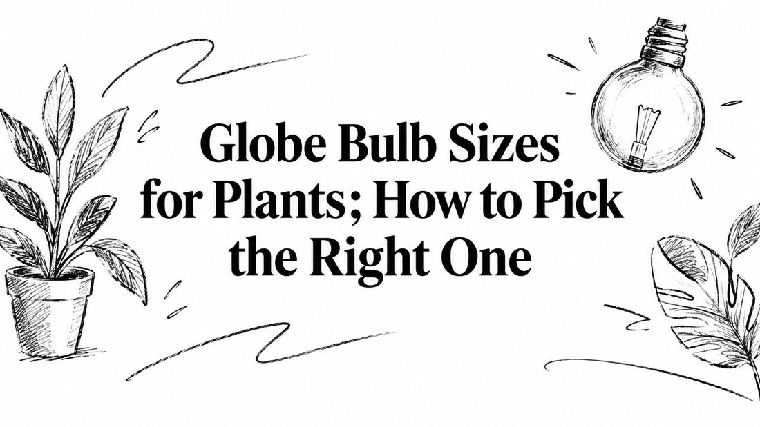 Globe Bulb Sizes for Plants: How to Pick the Right One