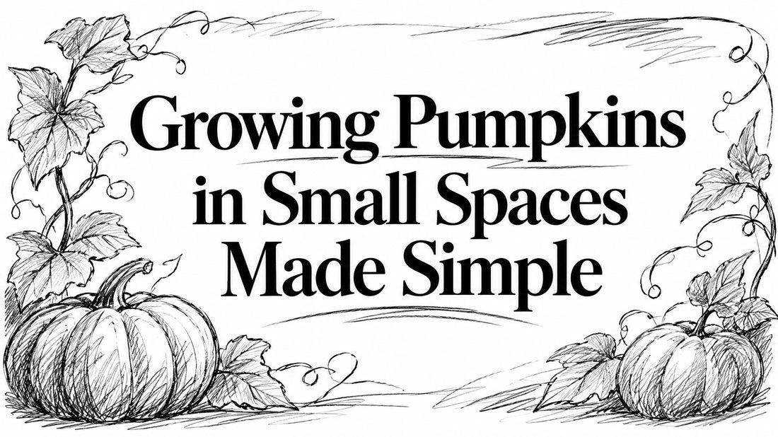 Growing Pumpkins in Small Spaces Made Simple