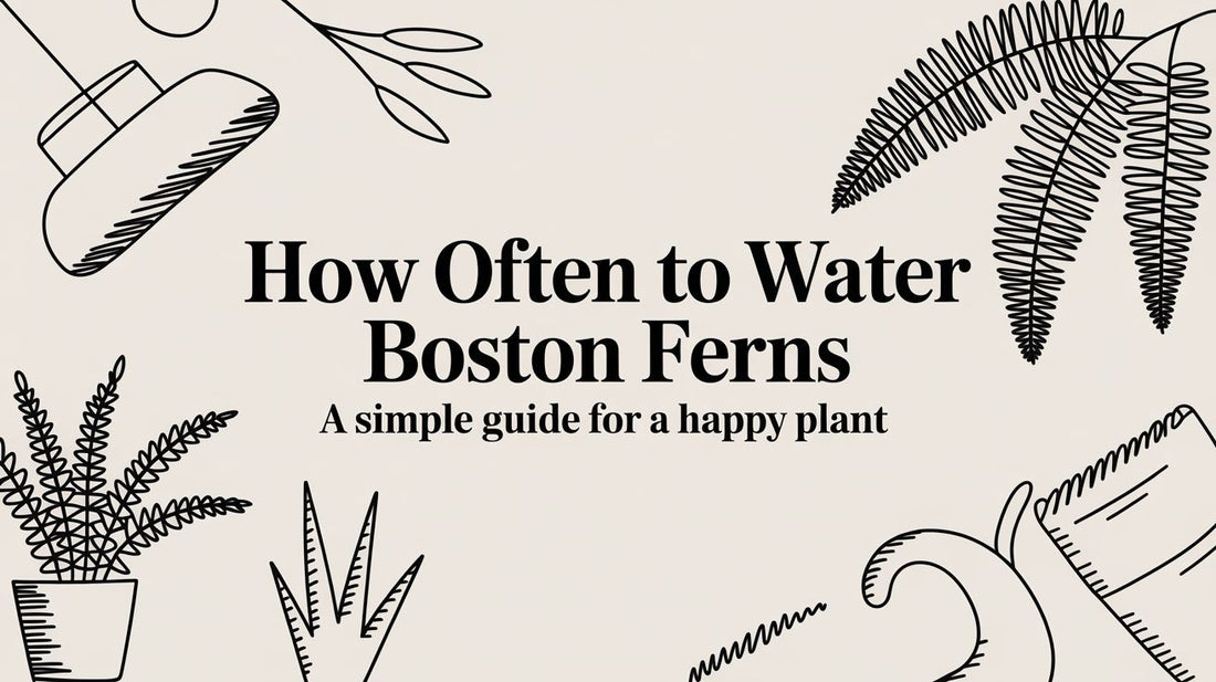 How Often to Water a Boston Fern: A Simple Guide for a Happy Plant