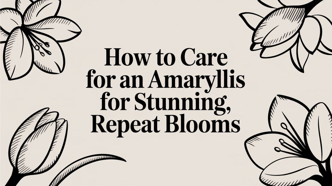 How to Care for an Amaryllis for Stunning, Repeat Blooms