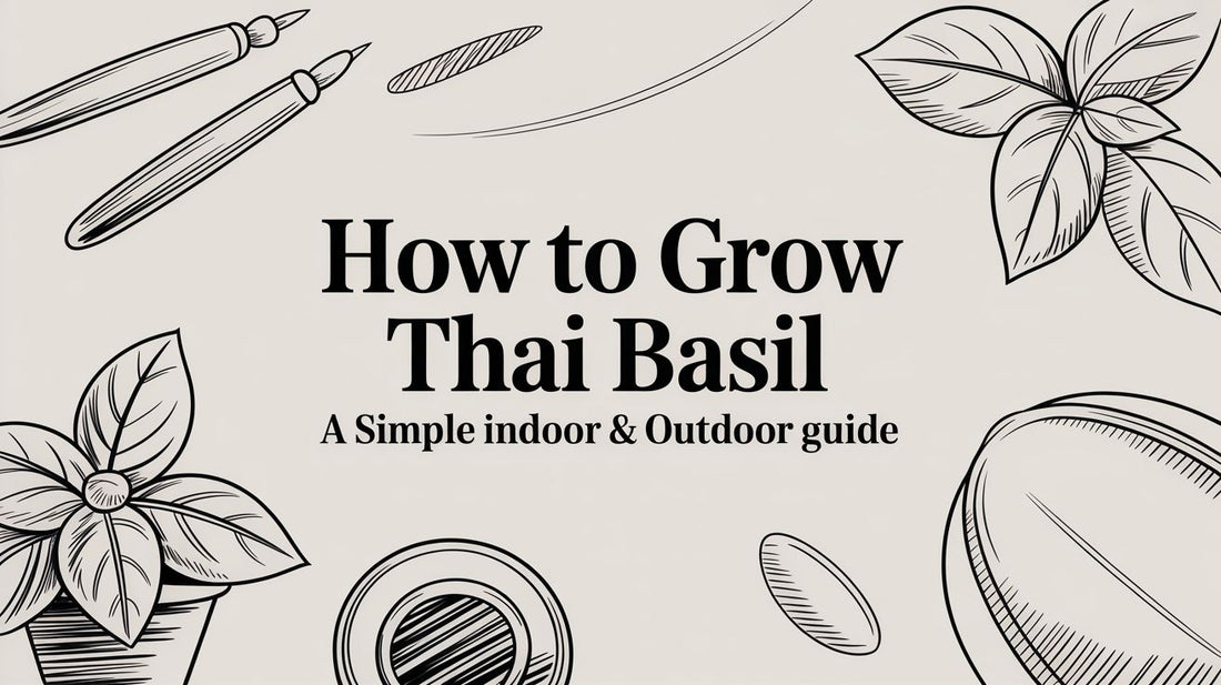How to Grow Thai Basil: A Simple Indoor & Outdoor Guide