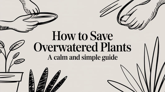 A Calm and Simple Guide to Saving Overwatered Plants
