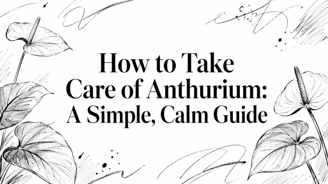 How to Take Care of Anthurium: A Simple, Calm Guide