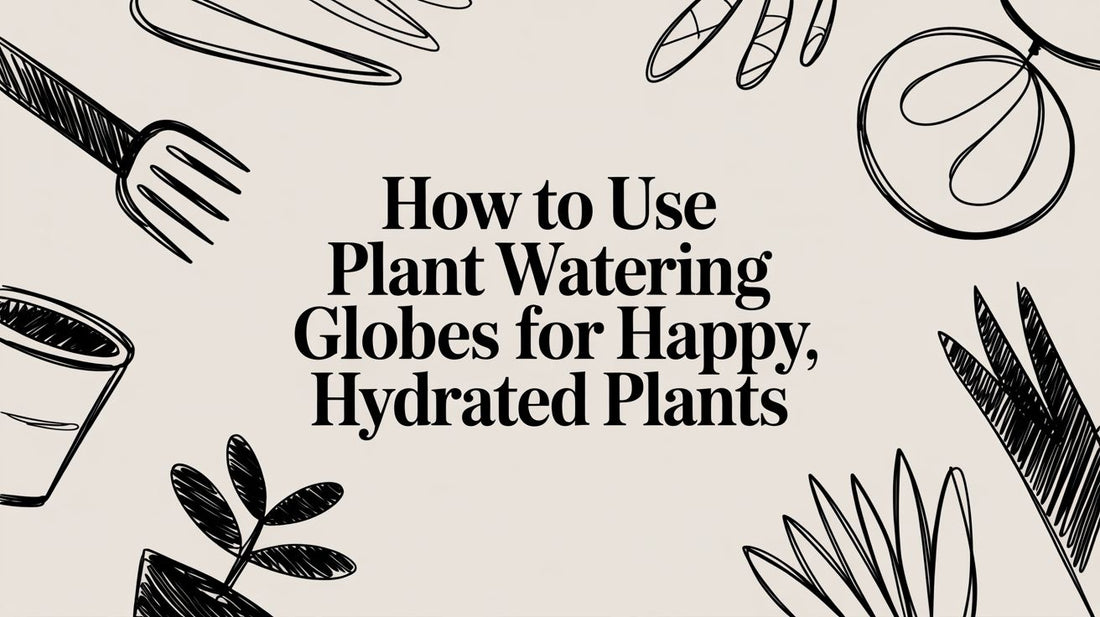 How to Use Plant Watering Globes for Happy, Hydrated Plants