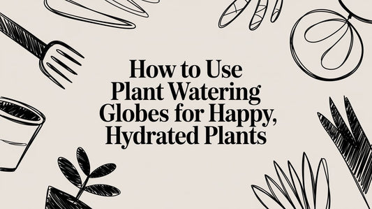 How to Use Plant Watering Globes for Happy, Hydrated Plants