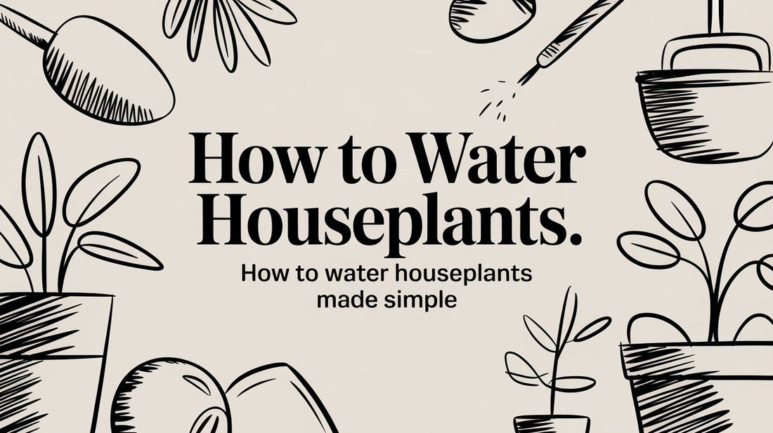 How to Water Houseplants: A Beginner's Guide to Happy Plants