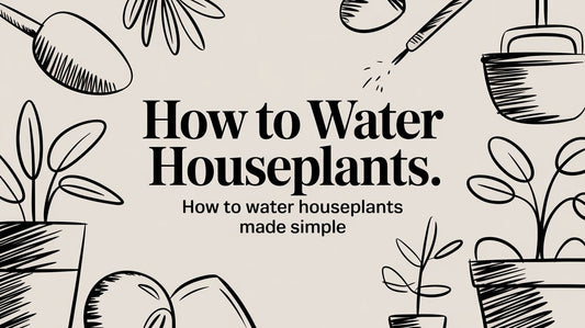 How to Water Houseplants: A Beginner's Guide to Happy Plants