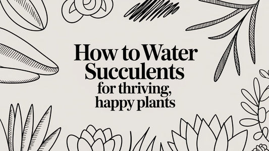 How to Water Succulents: A Beginner's Guide to Happy Plants
