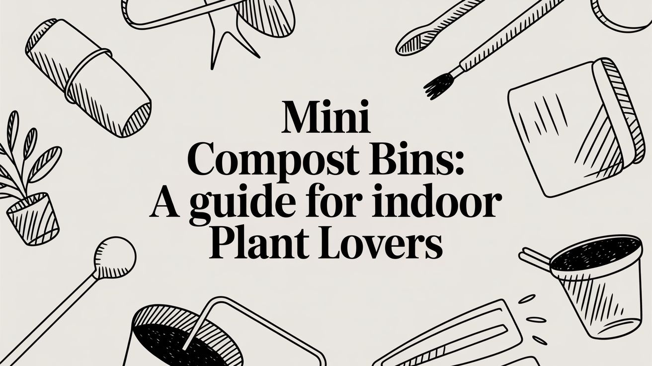 Mini Compost Bins: A Guide for Indoor Plant Lovers – Little Green Leaf