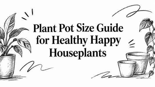 Plant Pot Size Guide for Healthy Happy Houseplants