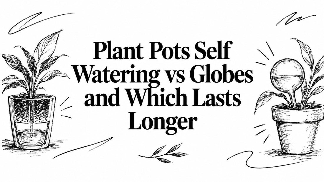 Plant Pots Self Watering vs Globes and Which Lasts Longer