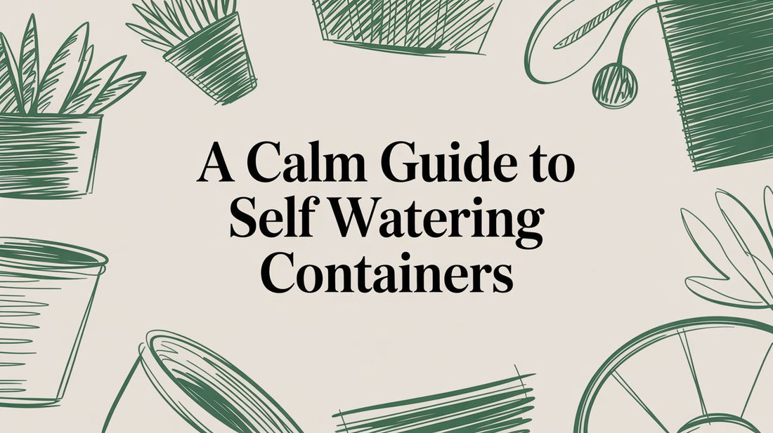 A Calm Guide to Self Watering Containers
