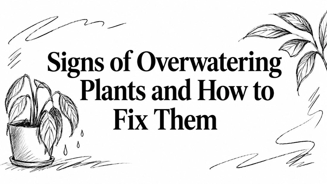 Signs of Overwatering Plants and How to Fix Them