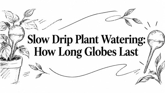 Slow Drip Plant Watering: How Long Globes Last