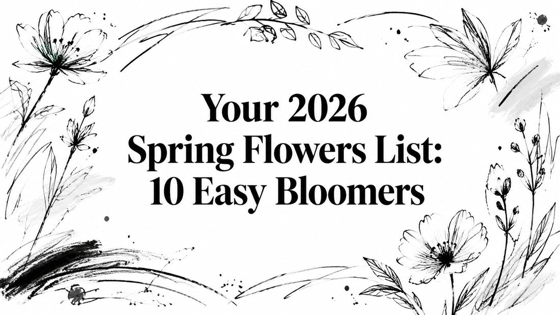 Your 2026 Spring Flowers List: 10 Easy Bloomers