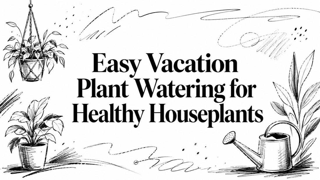 Easy Vacation Plant Watering for Healthy Houseplants