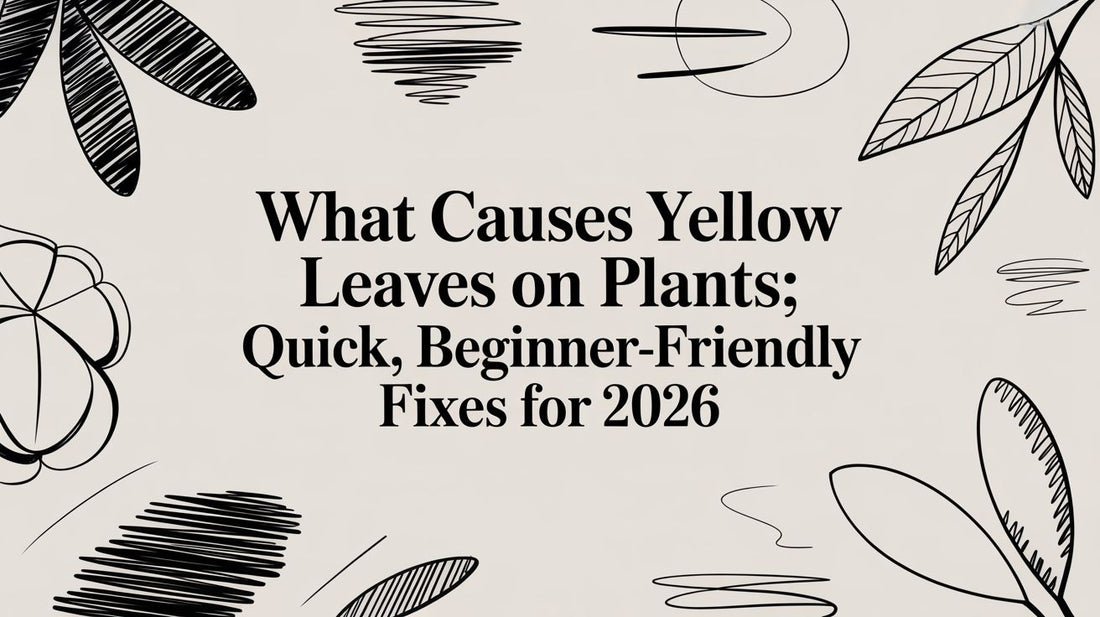 Why Are My Plant's Leaves Turning Yellow? A Beginner's Guide