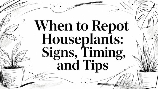 When to Repot Houseplants: Signs, Timing, and Tips