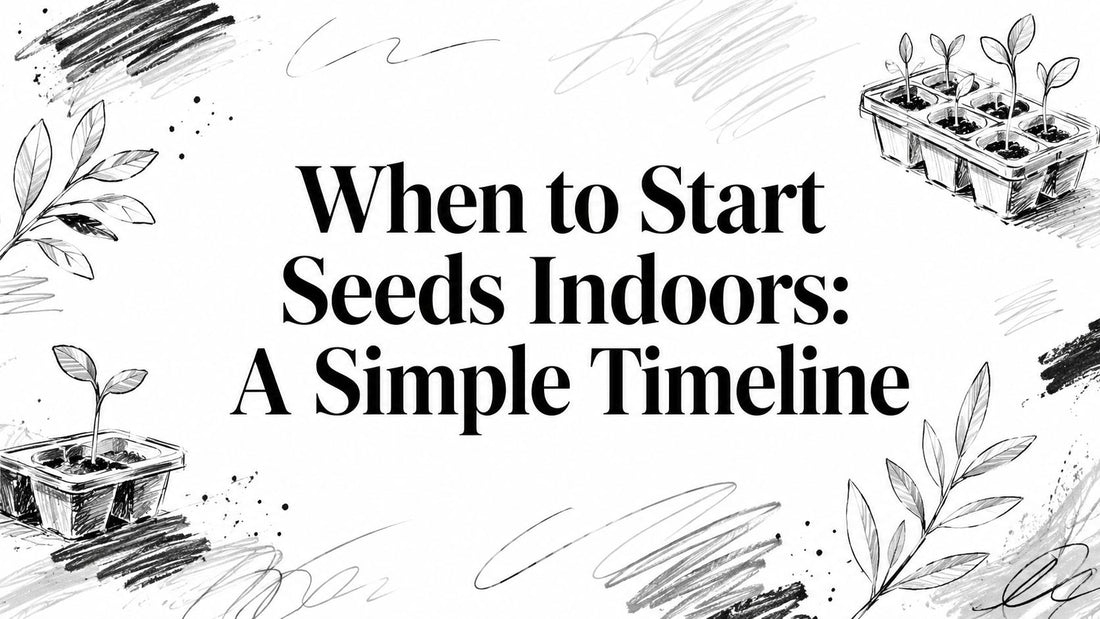 When to Start Seeds Indoors: A Simple Timeline